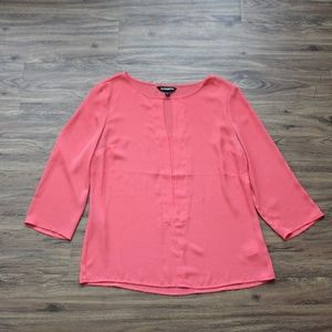 Express Coral Blouse Size Small